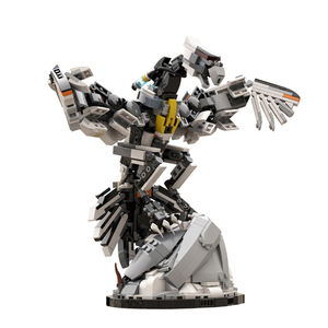 Funbuild juegos máquina ladrillos juguetes <span class=keywords><strong>Horizon</strong></span> Stormbird con soporte modelo bloques de construcción Robot juguete Mech bloque ladrillos juguete - Product Image 5