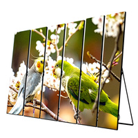 Affiche murale LED affichage couleur, panneau de signalisation numérique, miroir, P1.86 P2, P2.5 P3