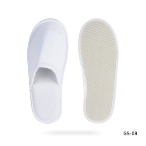 Одноразовые тапочки для гостей отеля и дома, белые, закрытые, для спа, подходят для мужчин и женщин - Product Image 1