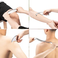 Outil de massage facial en acier inoxydable de qualité supérieure, fabrication OEM