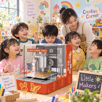 Robot de peinture au sucre intelligent entièrement automatique pour enfants, équipement de peinture au sucre parent-enfant