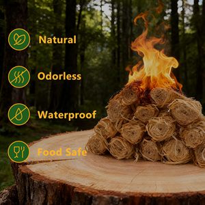 Paquete de <span class=keywords><strong>200</strong></span> Encendedores de Leña, Resistentes al Agua, Fáciles de Limpiar, para Barbacoa, Chimenea, Fogatas, Encendido Rápido, Naturales - Product Image 4