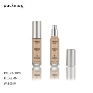 ขวดแก้วทรงกระบอกคุณภาพสูงขนาด 30 มล. สำหรับโลชั่น เซรั่ม น้ำมันหอมระเหย รองพื้น — บรรจุภัณฑ์เครื่องสำอาง - Product Image 1