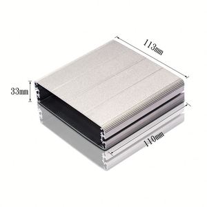 EBM Aluminum Alloy Amplifier Control Cases Customization Powder Coating Electronic <b>Enclosure</b> IP54 Rated HF-A-35 Hongfa Shunda - Product Image 1