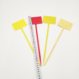 Etiqueta da planta do marcador do tipo t do plástico dos pp 14 polegadas para a marca do vaso - Product Image 3