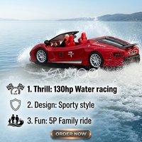 2026 Combo Jet Car, Jet Ski et JetBoat de style McLaren |   Location de bateaux haute performance et durables pour parcs aquatiques