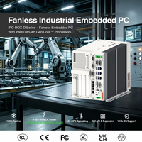 Passerelle IoT embarquée IPC WiFi/4G/5G Core I7/i5/i3 Mini-ordinateur industriel sans ventilateur