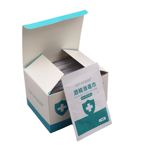 Tampons et lingettes en coton épaissi à 75 % d'alcool médical, 15*20cm, certifiés CE, stérilisés, logo personnalisé - Product Image 3