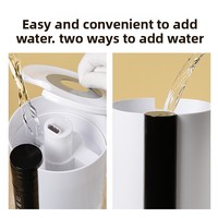 Diffuseur d'arômes intelligent à ultrasons 8L, humidificateur, purificateur d'air avec grande capacité, design sur pied pour usage domestique