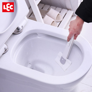 Cepillo de baño LEC con mango largo y clip de limpieza para inodoro, ecológico, blanco - Product Image 3