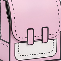 Boîte cadeau en carton en forme de cartable de dessin animé, pour la saison des diplômes, les fêtes d'anniversaire, emballage recyclable, mignon, plusieurs options de couleurs