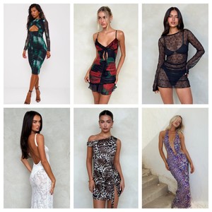 Lote de Vestidos de Moda para Mujer, Vestidos Cortos de Manga Larga, Estilos Variados, Tallas Surtidas, Venta al Por Mayor, Liquidación - Product Image 4