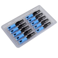 Conector de fibra óptica FTTH SC PC Blue Telecom Montaje rápido utilizado para red UPC Tipo SC UPC pulido