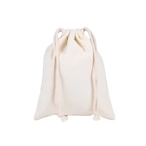Canvas Drawstring <b>Bag</b> With Logo Reusable Muslin <b>Bags</b> With Drawstrings for Shopping and Storage 100% Natural Cotton <b>Bags</b> - Product Image 4