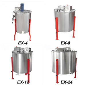 Extractor de Miel Eléctrico de 12 Cuadros, Equipo Automático de Procesamiento de Miel Motorizado de Acero Inoxidable - Product Image 2
