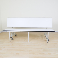 Ensemble de mobilier scolaire pliable en bois pour 6/8/12 places, banc et table d'école pour l'école