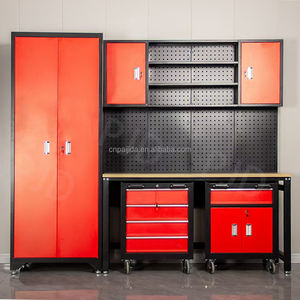 Système de rangement de garage OEM/ODM, poste de travail modulaire, armoire personnalisée, établi de garage avec tiroirs en métal - Product Image 6