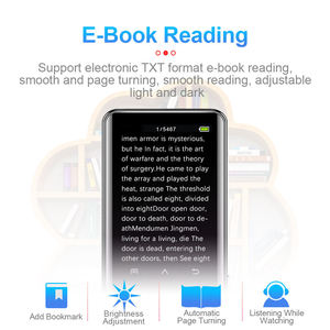 เครื่องเล่นเพลง MP3 คุณภาพสูงแบบไม่สูญเสียข้อมูล พร้อมหน้าจอสัมผัสขนาด 1.8 นิ้ว, เครื่องเล่นเพลงพกพาขนาด 32GB สำหรับผู้รักเสียงเพลง - Product Image 6