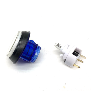 ปลั๊กอเนกประสงค์คุณภาพสูง JY Wholesale ขนาด 42 มม. ปุ่มกดพลาสติกแบบแบนพร้อมไฟ LED สำหรับเครื่องเกมอาร์เคด ใช้กับเหรียญแบบอังกฤษ - Product Image 2