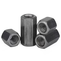 Écrou d'extension hexagonal en acier inoxydable, long, métrique, pour raccordements de tiges filetées