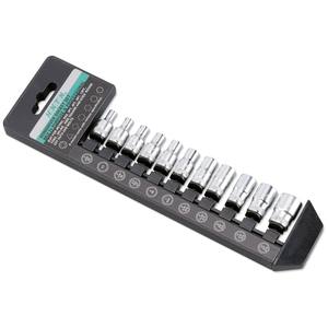 ชุดซ็อกเก็ตสั้น 12 ชิ้น ขนาด 1/4 นิ้ว ดีไซน์แบบเตี้ย ผลิตจากเหล็ก CR-V สำหรับพื้นที่เครื่องยนต์ที่แคบ - Product Image 1