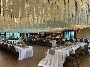 Atacado Artificial Silk Wedding Vine Flores com Rattan para o Natal e Volta à Escola Home Decor Cortesia para Membros - Product Image 5