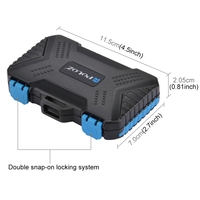 Grosir pembaca kartu + 22 In 1 casing kartu memori untuk 1standar SIM + 2 micro-sim + 2Nano-SIM + 3CF + 7SD + 6TF + 1 PIN kartu