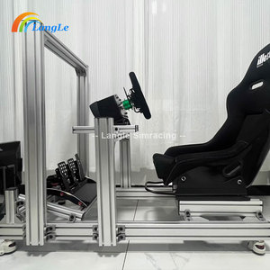 Meilleure qualité 4080 aluminium profilé extrudé GT1 voiture conduite course simulateur châssis partie et TV moniteur support Sim course plate-forme - Product Image 5