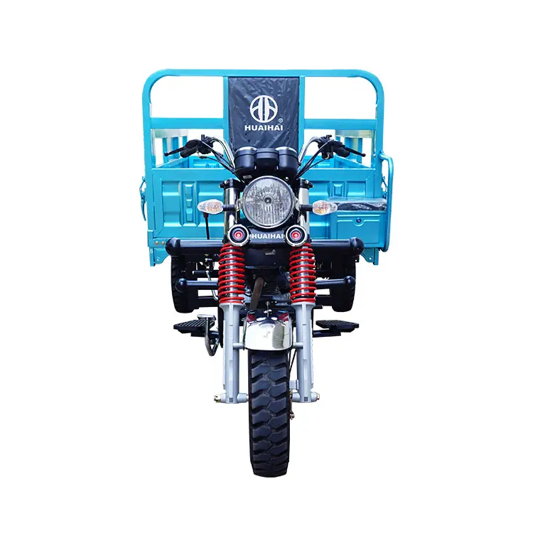 Gasoline Strong Body Big Wheel Motorcycle Three Wheel Farm Vehicles Cargo Loading Motor Tricycle
