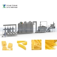Machine multifonctionnelle entièrement automatique de fabrication de nouilles et pâtes italiennes à haut rendement en acier inoxydable avec moteur