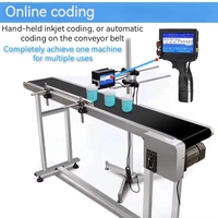 Impresora de Inyección de Tinta Portátil 1760 Automática para Botellas de Bebidas con Fecha, Conectable a Línea de Producción 12.7mm