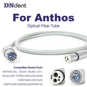 Cefla/Anthos/<span class=keywords><strong>Castellini</strong></span>, silla Dental Manual, tubo de fibra óptica, manguera de 6 orificios, turbina de aire ligera, pieza de mano, Motor, materiales de dentista - Product Image 5