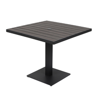 Cuisine moderne Patio Jardin Salle à manger Chaise Teck Plastique Bois Empilable Métal pour Café Villa Cour Parc École Chambre