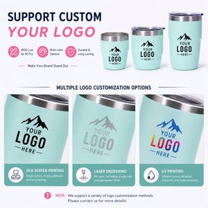 Custom logo 4oz 6oz 8oz Stainless Steel Vacuum Tumbler Camping Double Wall Insulated Gift Travel <b>Coffee</b> Mug Cup - Product Image 4