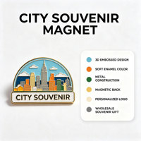 Aimant de réfrigérateur en métal 3D personnalisé avec logo OEM, autocollant de réfrigérateur en émail souple, cadeau décoratif, vente en gros