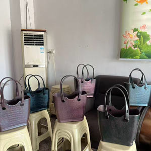 <span class=keywords><strong>2026</strong></span>新款高品质复古EVA鳄鱼纹手提渐变水桶包大容量男女手提包 - Product Image 4