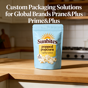 Bolsa Doypack para <span class=keywords><strong>Palomitas</strong></span> de Maíz Sunbites, <span class=keywords><strong>con</strong></span> Cierre Hermético, Resistente a Impactos, Multicapa, de Grado Alimenticio, Bloquea la Luz y Conserva la Frescura - Product Image 1