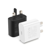 Cargador Inteligente para Samsung EP-TA800, Adaptador de Carga Rápida de 25W, QC3.0 PD 5A 2A 3A, Salida USB C, Cargador para Teléfono Móvil