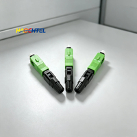 Conector de Terminación en Campo SC APC para Proyectos de Ingeniería de Redes de Fibra Óptica, Conector Rápido de Fibra Óptica