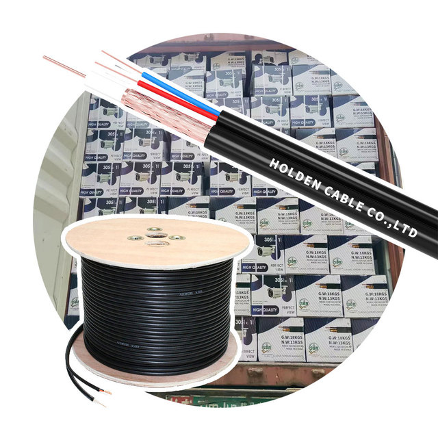 CCS BC RG6 Rg59+2c Rg59 2core Power Coaxial Cables for Cctv Camera Cable