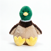 Peluche Canard Colvert Personnalisée OEM ODM, Fabricant d'Animaux en Peluche Réalistes (Oiseaux Aquatiques), Peluche Canard Colvert pour Magasin de Cadeaux et Zoo
