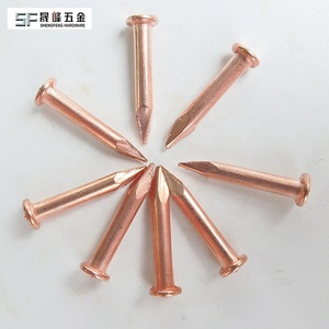 Clous de finition de <span class=keywords><strong>toiture</strong></span> en <span class=keywords><strong>cuivre</strong></span> de 2 pouces Goujons isolants à filetage grossier Goupilles de soudage ignifuges fabriquées en Chine - Product Image 3