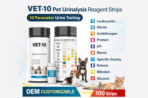 Tiras Reactivas para Orina de Mascotas, para Infecciones Urinarias, pH, Glucosa, Veterinarias, para Perros y Gatos - Product Image 2