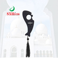 SXH5136 Usine En Gros Électronique Numérique Tally Compteur Forme De Poisson Prière Numérique Tasbih Perles Rotatives Islamique Di