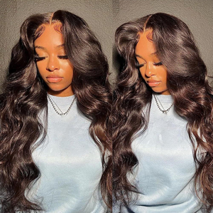 All'ingrosso <span class=keywords><strong>parrucche</strong></span> frontali in pizzo trasparente Full HD <span class=keywords><strong>capelli</strong></span> umani a 200% densità del corpo onda brasiliana naturale ondulato <span class=keywords><strong>capelli</strong></span> vergini <span class=keywords><strong>parrucche</strong></span> frontali - Product Image 3