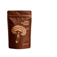 Poudre soluble de champignon Reishi pur naturel, marque privée OEM, polysaccharides de Ganoderma, stimule le système immunitaire, favorise le sommeil, antioxydant
