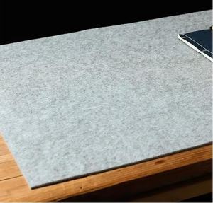 Custom Logo Rectangle <b>Felt</b> Eco-Friendly Customizable Size Dining Table Placemats Coasters Cutlery Bag Set - Product Image 2