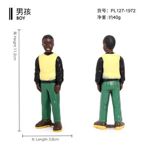 Figuras de Juguete Educativas Montessori STEM de PVC Sólido al por Mayor, Figuras de <span class=keywords><strong>la</strong></span> <span class=keywords><strong>Familia</strong></span> Negra - Product Image 3