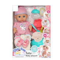 Muñeca de Vinilo Realista de 12 Pulgadas con IC, Puede Beber y Orinar, Set de Muñeca Reborn Suave para Jugar - Regalo