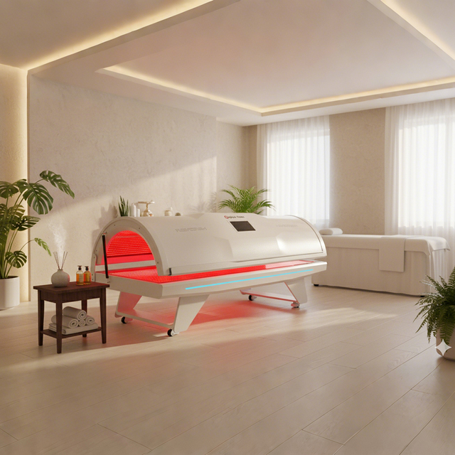 Magique Power OEM Wellness 660nm 850nm Full Body LED Technology Pain Relief Pdt Machine Near Infrared Led Red Light Therapy Bed